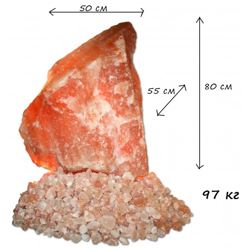 Глыба гималайской соли 97 кг