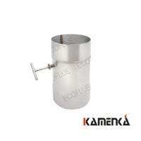 Шибер EcoFlue 0,5мм нержавейка, диаметр 120