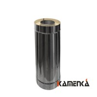 Труба сэндвич EcoFlue 1 мм оцинковка диаметр 200х120 длина 1000